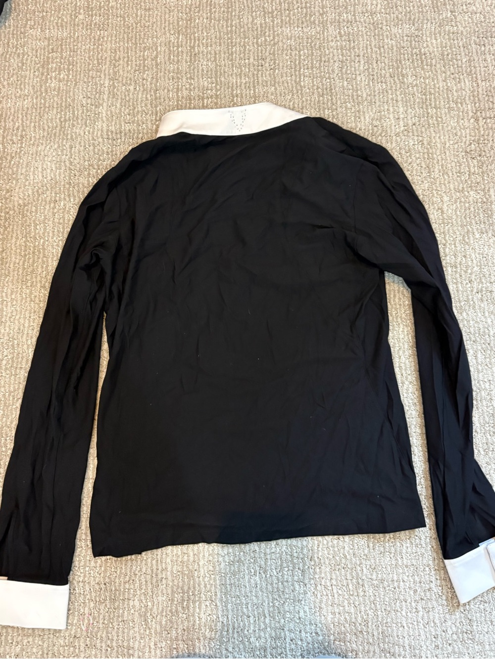 NWOT Samshield Cassandra Crystal Black Show Shirt Size L - Picture 5 of 7